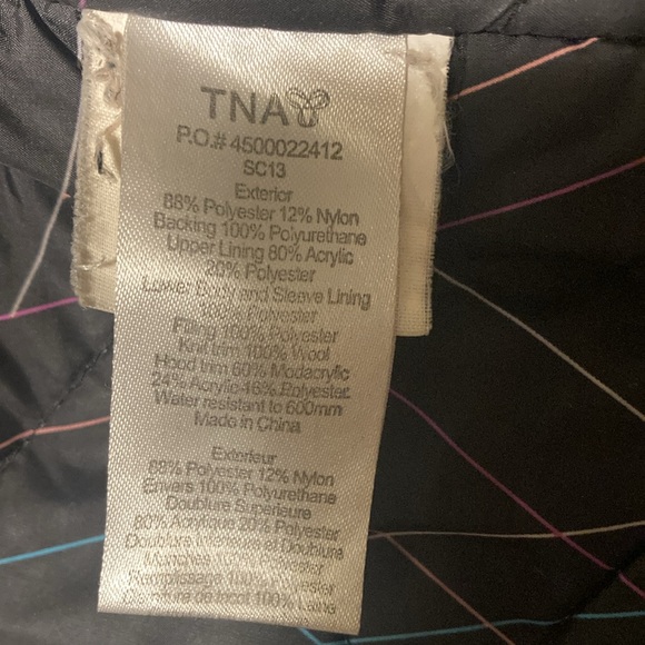 TNA winter coat size Large good condition - Picture 6 of 10